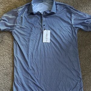 Collars & Co Blue Checkered Men's Casual Shirt size large
